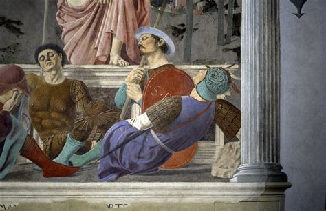 Piero, The Resurrection, detail with soldiers | Piero della … | Flickr