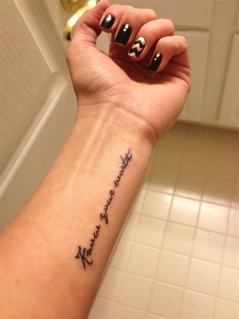 Wrist Quote Tattoos - ShortQuotes.cc