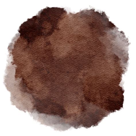 marrón naturaleza color acuarela pintura mancha fondo círculo 10330742 PNG
