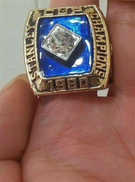 1980 New York Islanders Stanley Cup Championship Ring 18k Heavy Gold Plated Usa! | New york ...