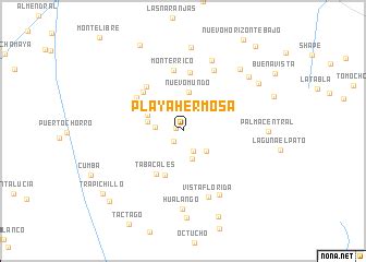 Playa Hermosa (Peru) map - nona.net