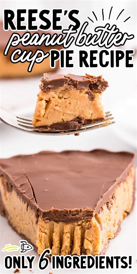 Reese's Peanut Butter Cup Pie | Peanut butter pie recipes, Peanut ...