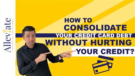 Credit Card Debt Consolidation Without Hurting Credit Score