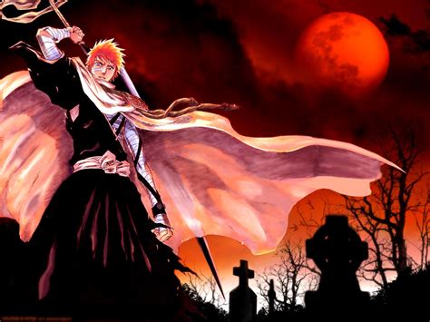 Bleach Wallpaper: The bloody moon - Minitokyo