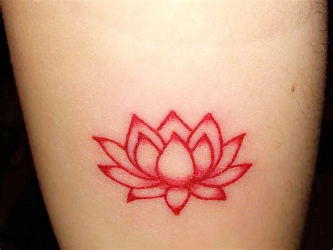 Lotus Simple Tattoo