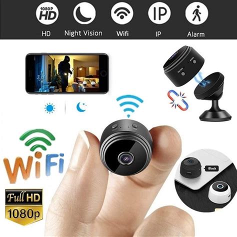 Ultra Mini Camera Wireless 1080P HD Night Vision Surveillance Camera ...