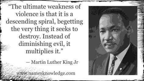 10 Powerful Martin Luther King Jr Quotes Violence » Names Knowledge