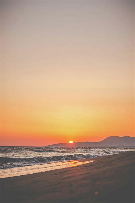 Beach sunset Photograph by Gyula Ribar - Pixels