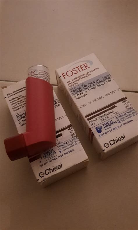 FOSTER inhaler 100/6MCG ( beclomethasone dipropionate & formoterol ...