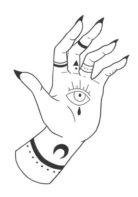 'Hand with an Eye Tattoo' Art Print by RainyTuesday in 2021 | Hipster drawings, Eye tattoo, Art ...