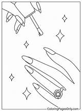 30  Nails Coloring Pages Free Printable PDF & Online sketch template
