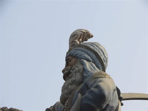 Equestrian statue of Jassa Singh Ramgarhia in Amritsar, Punjab India