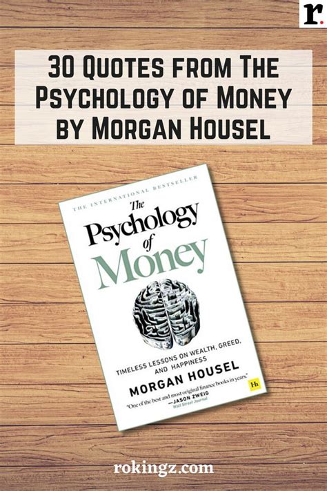 30 Quotes from The Psychology of Money by Morgan Housel | Morgan housel ...