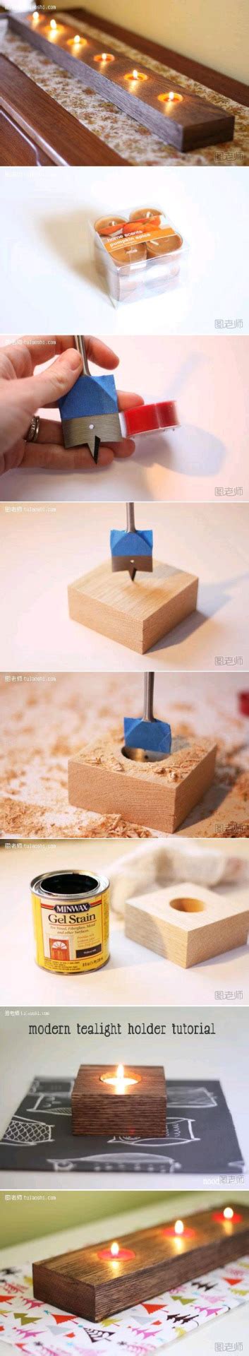 alldiycrafts | Tealight holder diy, Wood projects, Small wood projects