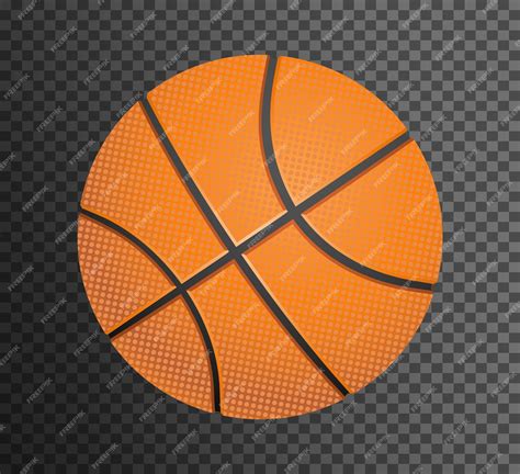 Premium Vector | Basketball ball vector isolated