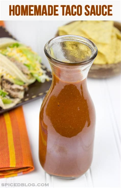 Homemade Taco Sauce - 20 minute recipe!