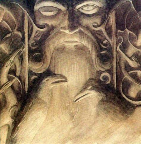 odin and his ravens by alan lee | Norse myth, Norse, Norse mythology