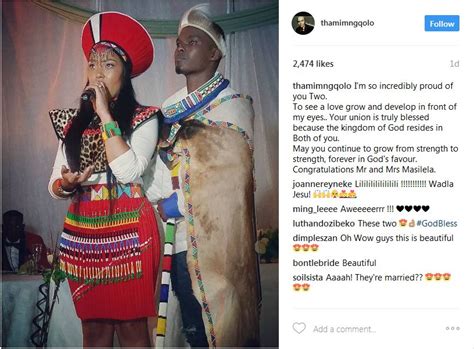 Pics! Inside Simphiwe Ngema And Dumi Masilela's traditional wedding