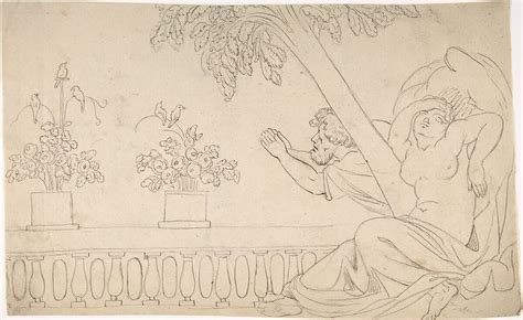 Anonymous, German, 19th century | Beseeching Couple under a Tree | The ...