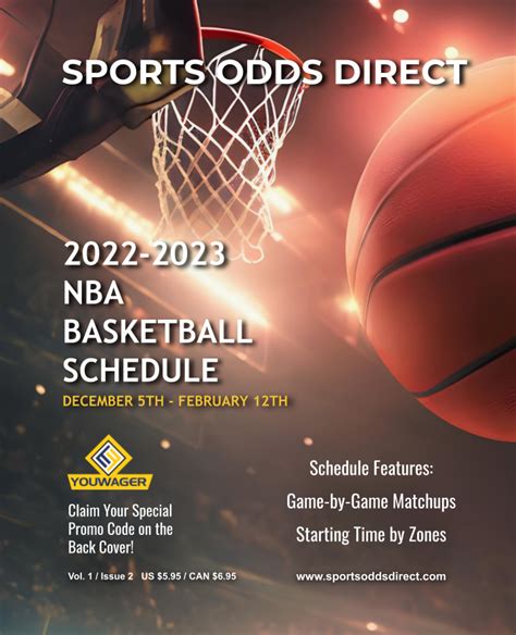 Book 2 of the 2022-2023 NBA Basketball Schedule is Now Available ...