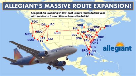 Allegiant Air's MASSIVE 2021 Route Expansion! *New Services* - YouTube