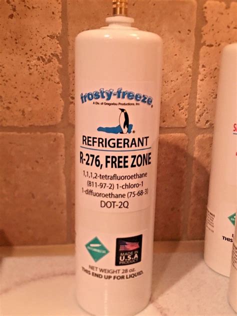 Refrigerant R-276,Free Zone, RB276, One 28 oz. Can, EPA Accepted, Non – Frosty Freeze A/C ...
