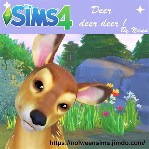 Sims 4 CC I Like — sssvitlans: nolween-sims: Deer - By Nana...