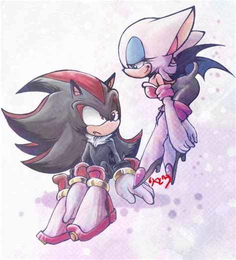 Shadow and Rouge by riku-dou on DeviantArt