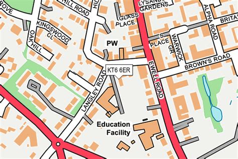 KT6 6ER maps, stats, and open data