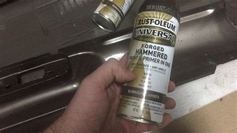 Rust-Oleum Hammered vs. Rust-Oleum Forged Hammered Paint Review - YouTube