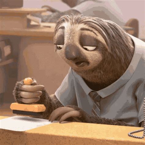 блиц скорость без границ зверополис ленивец медленно GIF – Sloth Zootopia Slow – discover and ...