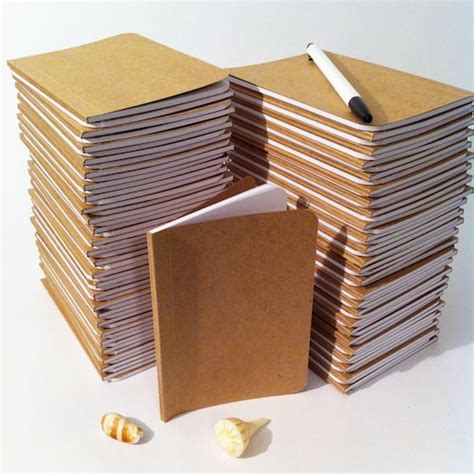 Bulk Blank Notebooks 100 Pages Kraft Notebook Notebook - Etsy