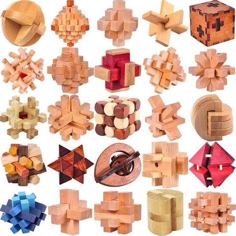 Wooden Classic IQ Brain Puzzle – CuteStop | Mind puzzles, Wooden puzzles games, Wooden puzzles