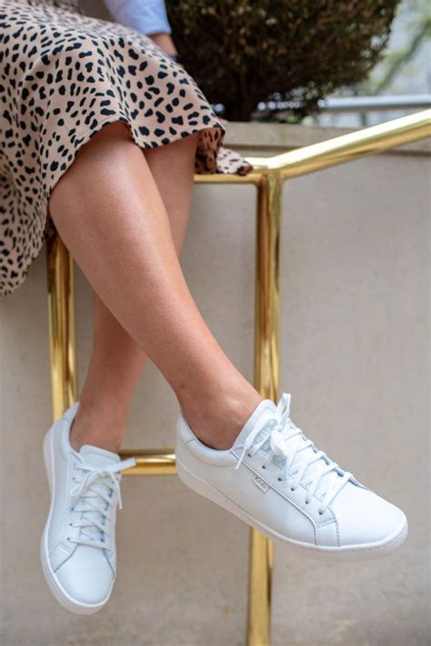 How to Style Sneakers with Skirts and Dresses — bows & sequins | White ...