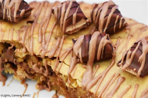 Kinder Bueno Cookie Pie - Lights, Camera, BAKE! | Addictive Baking, Desserts & Sweet Treat Recipes