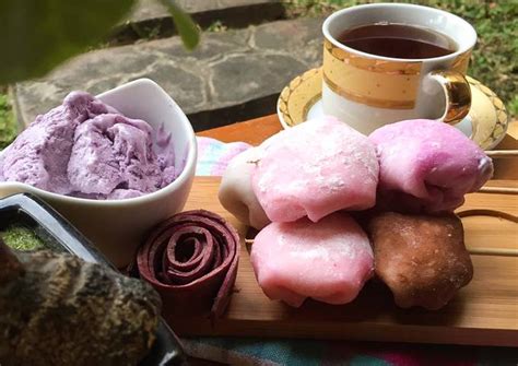 Resep Taro Ice Cream Mochi oleh Melani Oktaviani - Cookpad