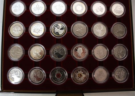 COMPLETE COLLECTIONS - 25-CENT COIN COMPLETE COLLECTION FROM 1999 TO 2004 - PROOF-LIKE, SPECIMEN ...