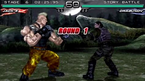 Tekken: Dark Resurrection (PSP) Story Battle as Jack-5 - YouTube