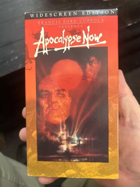 APOCALYPSE NOW (VHS, 1979) Francis Ford Coppola Widescreen Edition Insert Incl $4.98 - PicClick