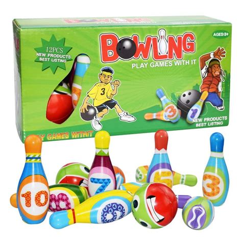 Balai Kids Plastic Bowling Set Mini Bowling Ball Play Kit - Walmart.com - Walmart.com