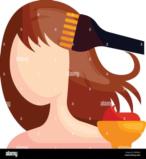 Hair colorist vector icon design, beauty and personal care symbol, cosmetics and dermatologist ...
