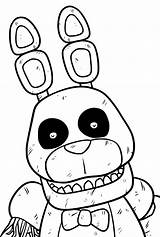 Toy Bonnie Coloring Page At GetColoringscom  Free Printable Colorings sketch template