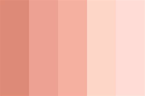 Reddish skin colors Color Palette