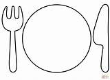 Fork and Knife With Plate Emoji coloring Page  Free Printable Coloring sketch template