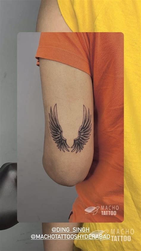 Angel Wings Tattoo For Girls On Wrist