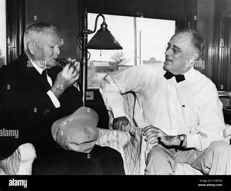 FDR Presidency. Vice President John Nance Garner with US President Franklin Delano Roosevelt ...