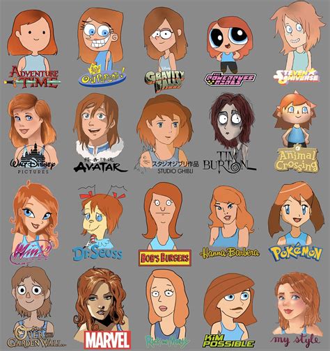 Cute Disney Drawings, Cool Art Drawings, Art Styles List, Character ...