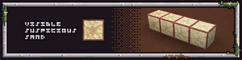 Visible Suspicious Sand - Minecraft Resource Packs - CurseForge