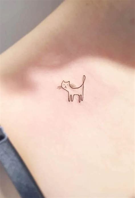 81 Cute Cat Tattoos That Will Make You "Aww"