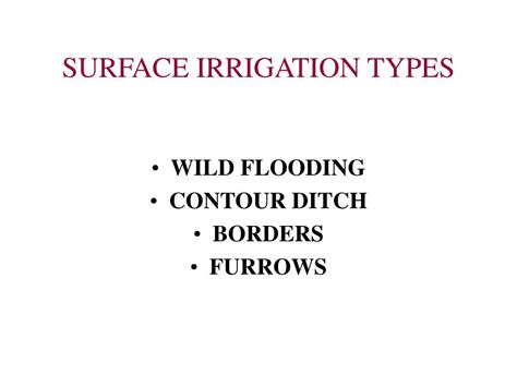 PPT - SURFACE IRRIGATION PowerPoint Presentation, free download - ID:5564818